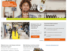 Tablet Screenshot of keurmerkafrekensystemen.nl